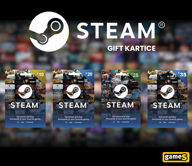 Steam gift card
