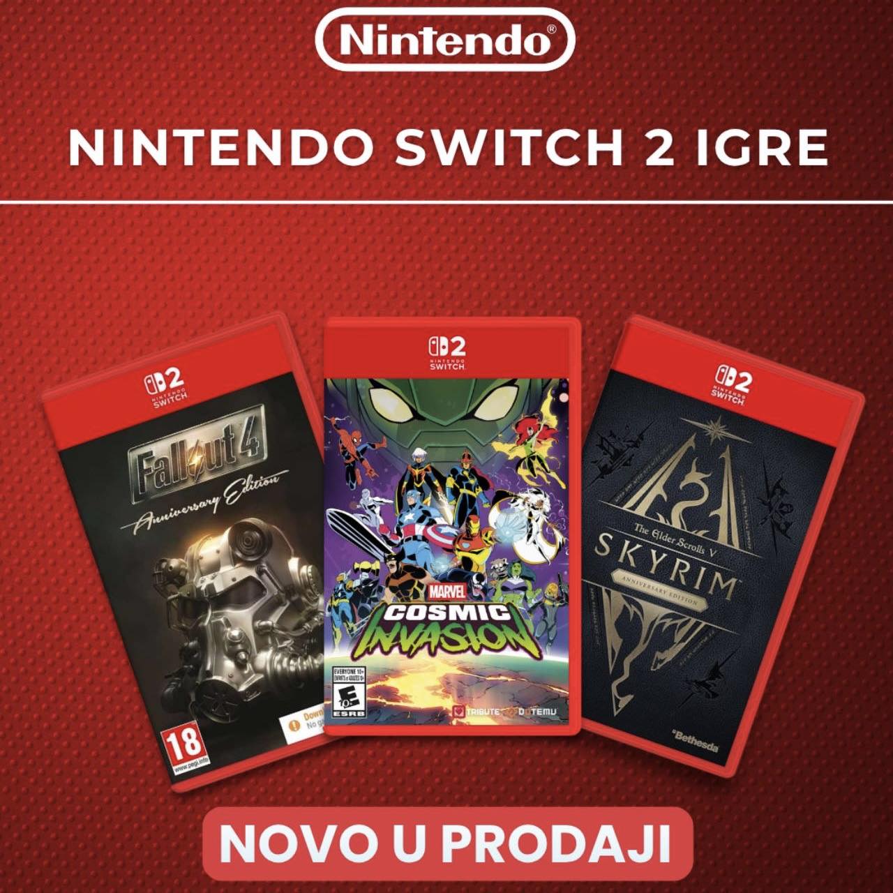 Nove Switch 2 igre