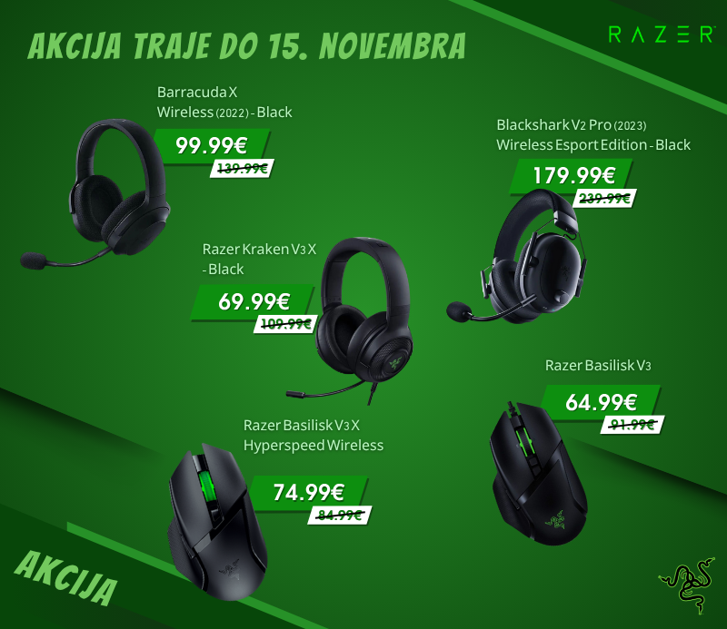 Razer akcija