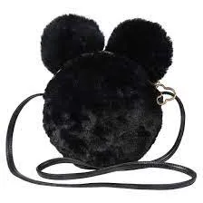 Ranac Disney - Mickey - Shoulder Strap - Soft Plush - Black 