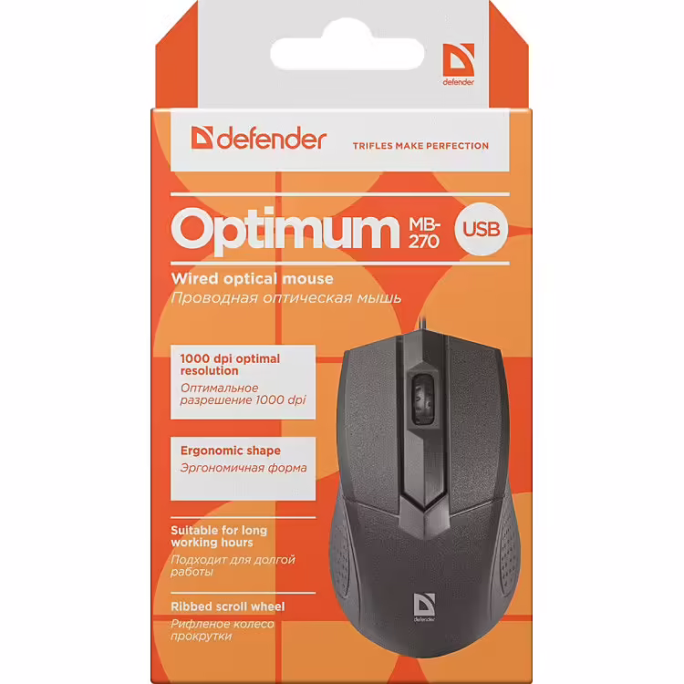 Miš Defender Optimum Mb-270 Black 