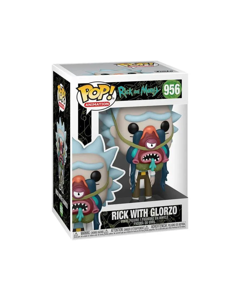 Bobble Figure Rick & Morty POP! - Rick With Glorzo 