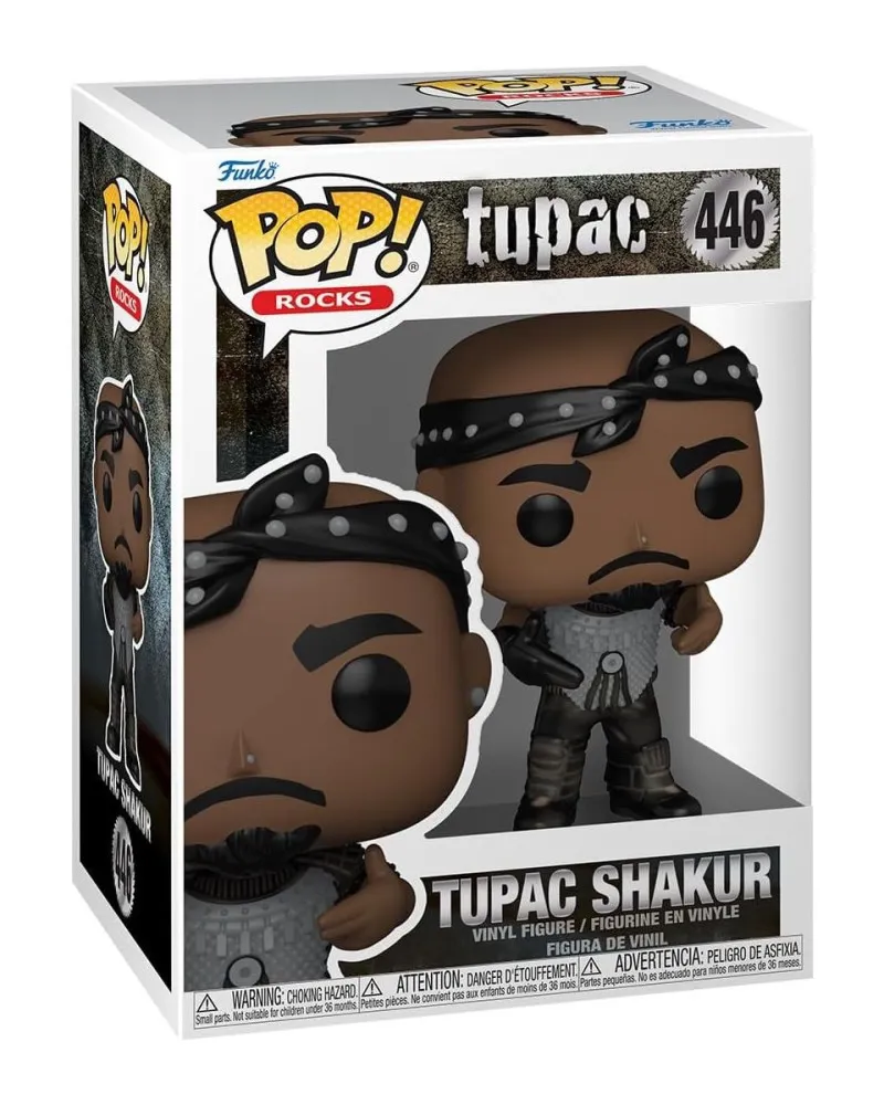 Bobble Figure Rocks - 2 Pac POP! - Tupac Shakur #446 