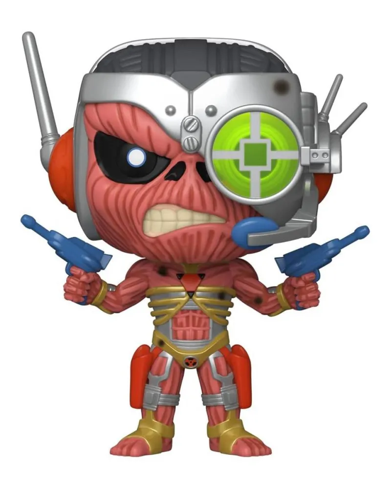 Bobble Figure Rocks - Iron Maiden POP! - Cyborg Eddie 