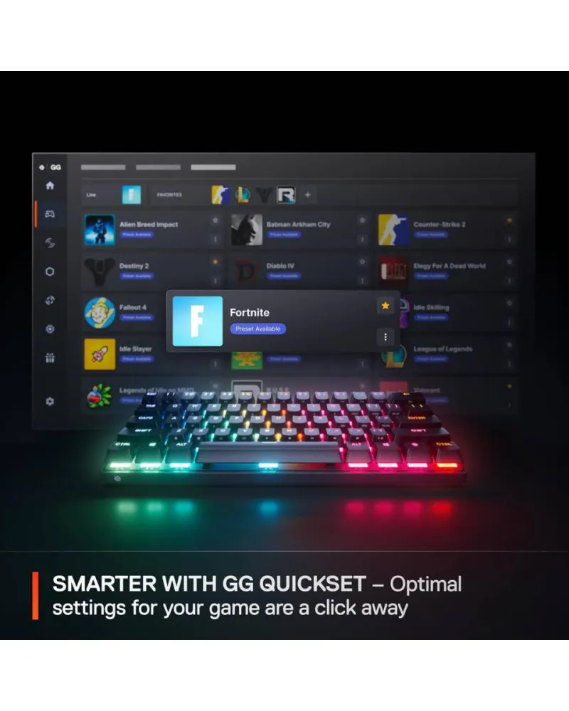 Tastatura Steelseries APEX PRO Gen3 Mini 60% 