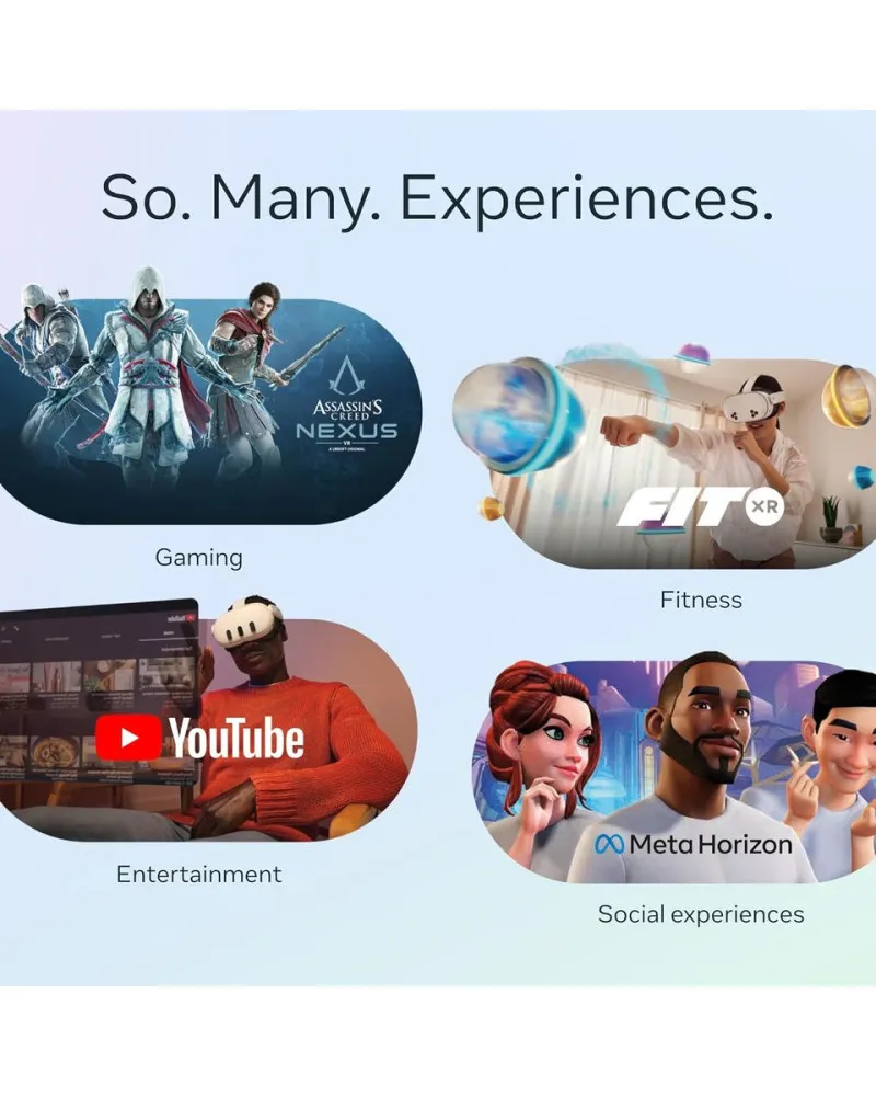 VR Oculus Meta Quest 3S - Headset - 128GB 