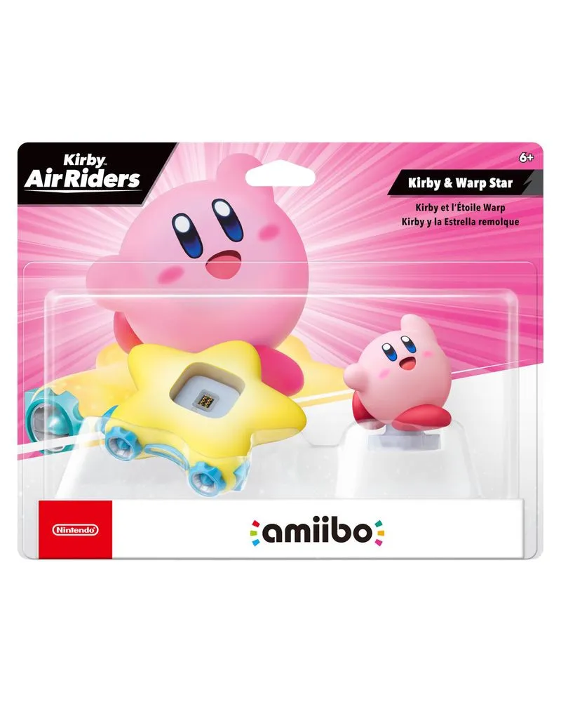 Amiibo Kirby Air Riders - Kirby & Wrap Star 