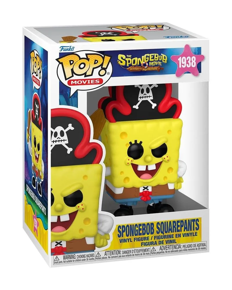 Bobble Figure Animation - SpongeBob Squarepants Movie POP! - Spongebob Squarepan 