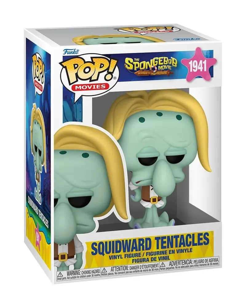 Bobble Figure Animation - SpongeBob Squarepants Movie POP! - Squidward Tentacles 