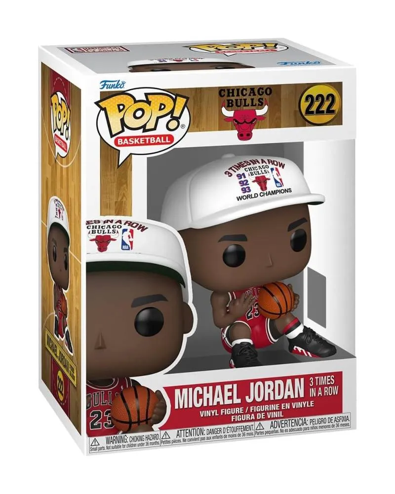 Bobble Figure Basketball NBA - Chicago Bulls POP! - Michael Jordan (3 Times In A 