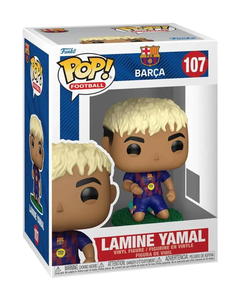 Bobble Figure Football - Barcelona POP! - Lamine Yamal (Kneeling) #107 