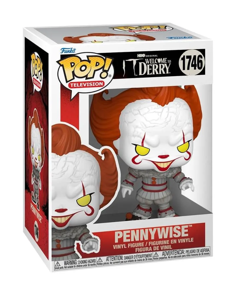 Bobble Figure Movies - IT Welcome to Derry - Television POP! - Pennywise 