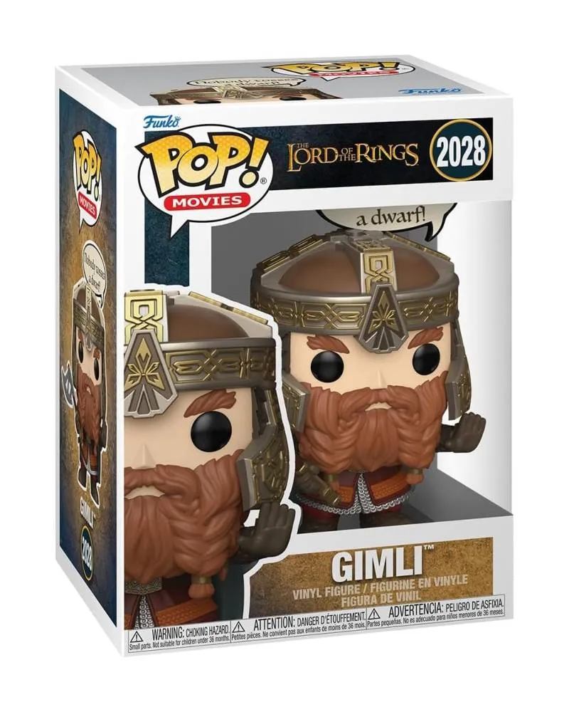 Bobble Figure Movies - The Lord of the Rings POP! - Gimli (Nobody Tosses A Dwarf 