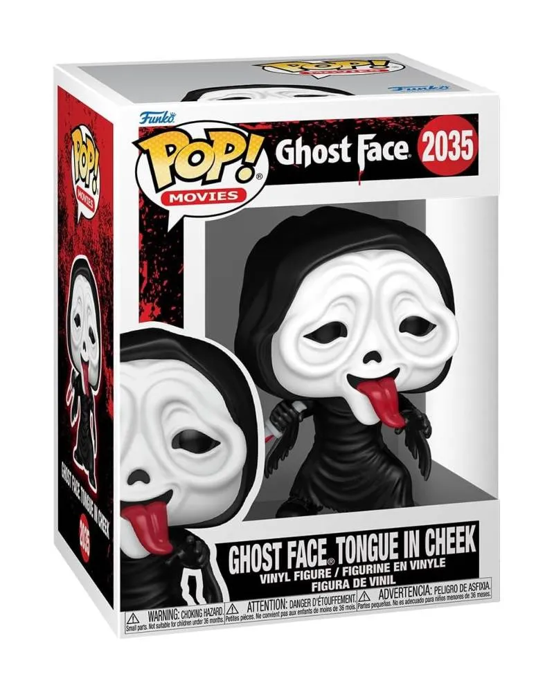 Bobble Figure Movies - Ghost Face POP! - Ghost Face (Tongue In Cheek) #2035 