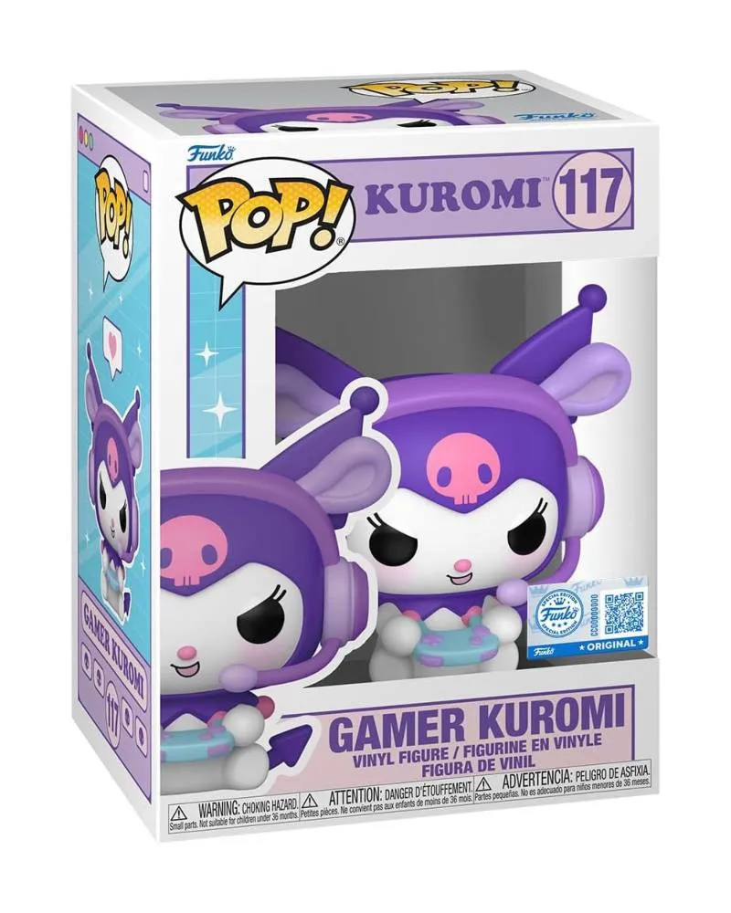 Bobble Figure Sanrio: Kuromi - Gamer Kuromi #117 