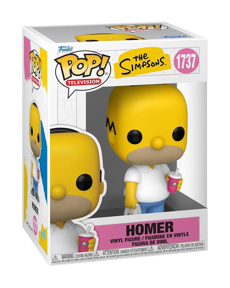 Bobble Figure The Simpsons POP! - Homer (Krusty Burger) #1737 