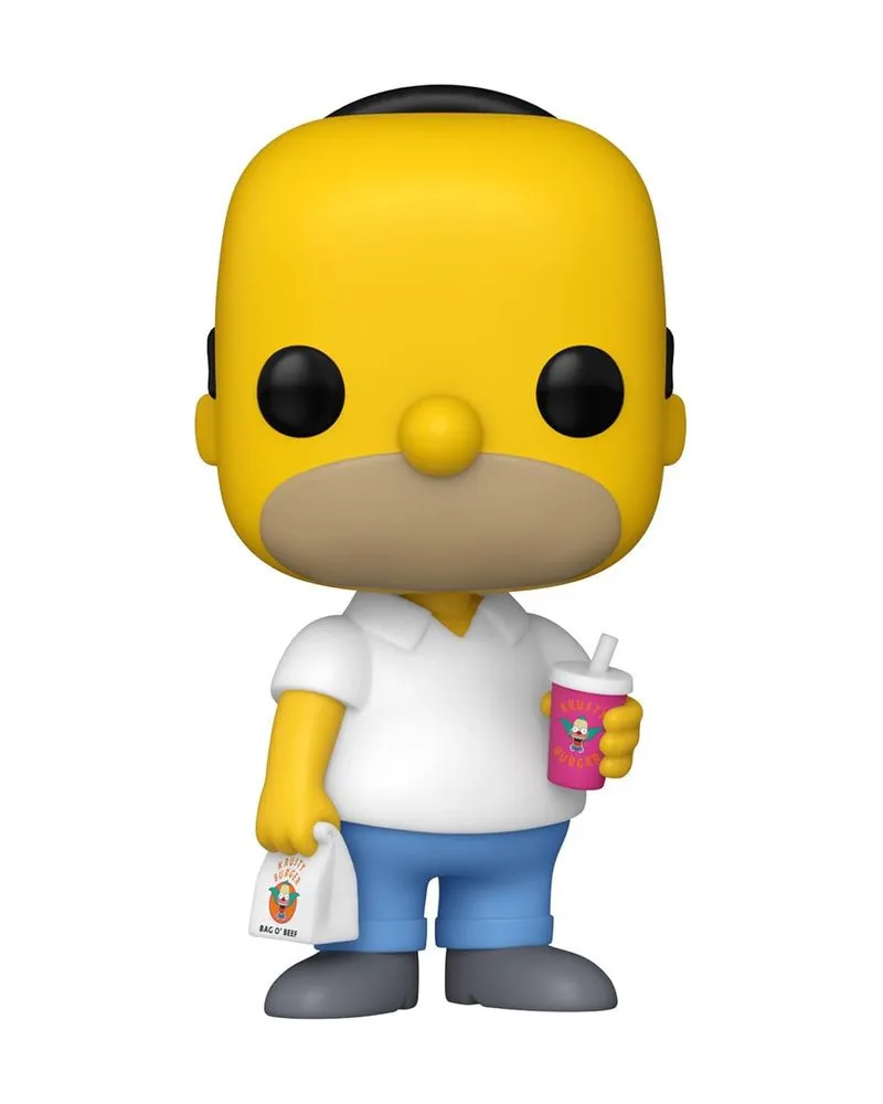 Bobble Figure The Simpsons POP! - Homer (Krusty Burger) #1737 