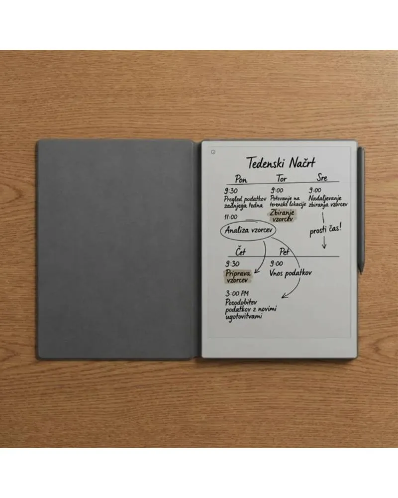 Digitalni Tablet reMarkable Paper Pro + Marker Plus + Book Folio (Crni) 