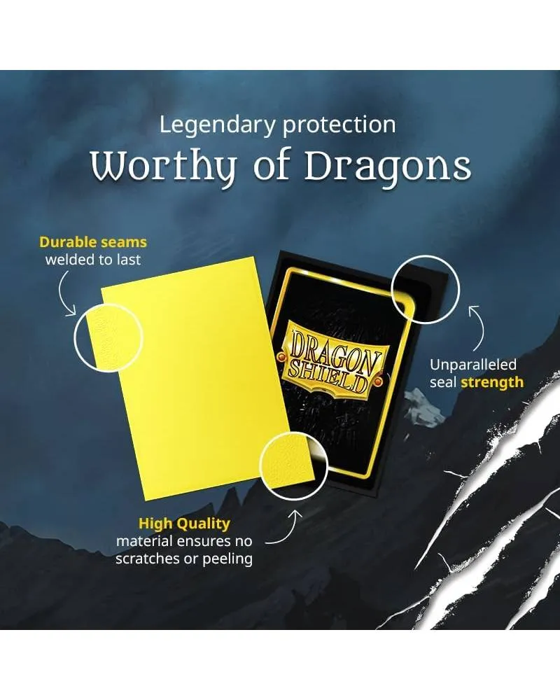 Dragon Shield 60 Japanese Size Sleeves - Blood Red Matte 