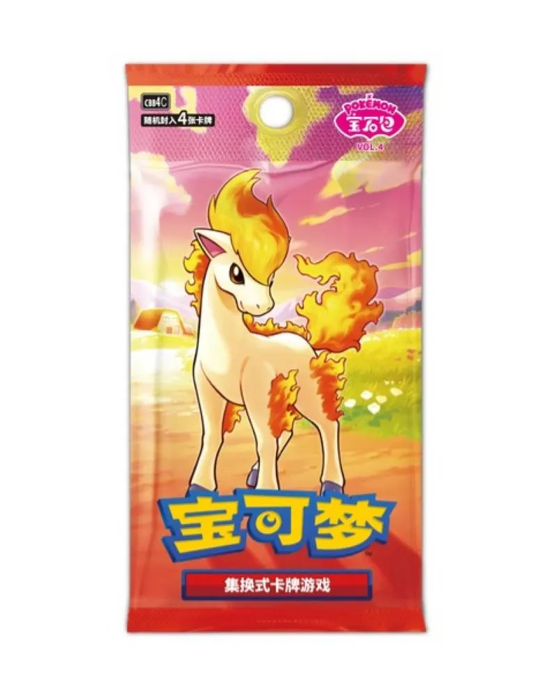 Društvena igra - Pokemon - TCG Gem Vol 4 - Ponyta Booster Pack CHN 