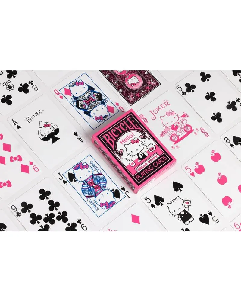 Karte Bicycle Ultimates - Hello Kitty Black And Pink - Playing Cards 
