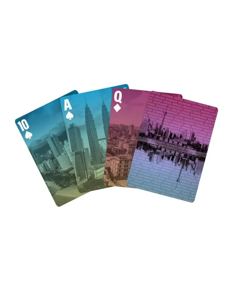 Karte Bicycle Ultimates - Big City Of The World - Playing Cards 