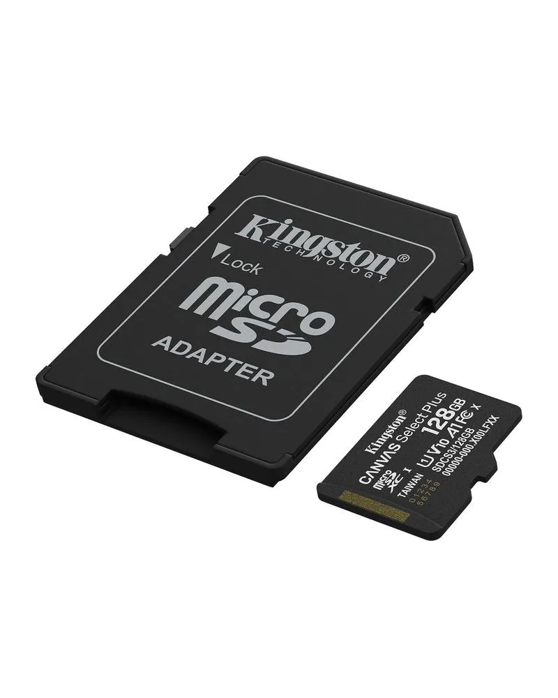 Kingston Memory Card Micro SDXC Canvas Select Plus G3 128GB 
