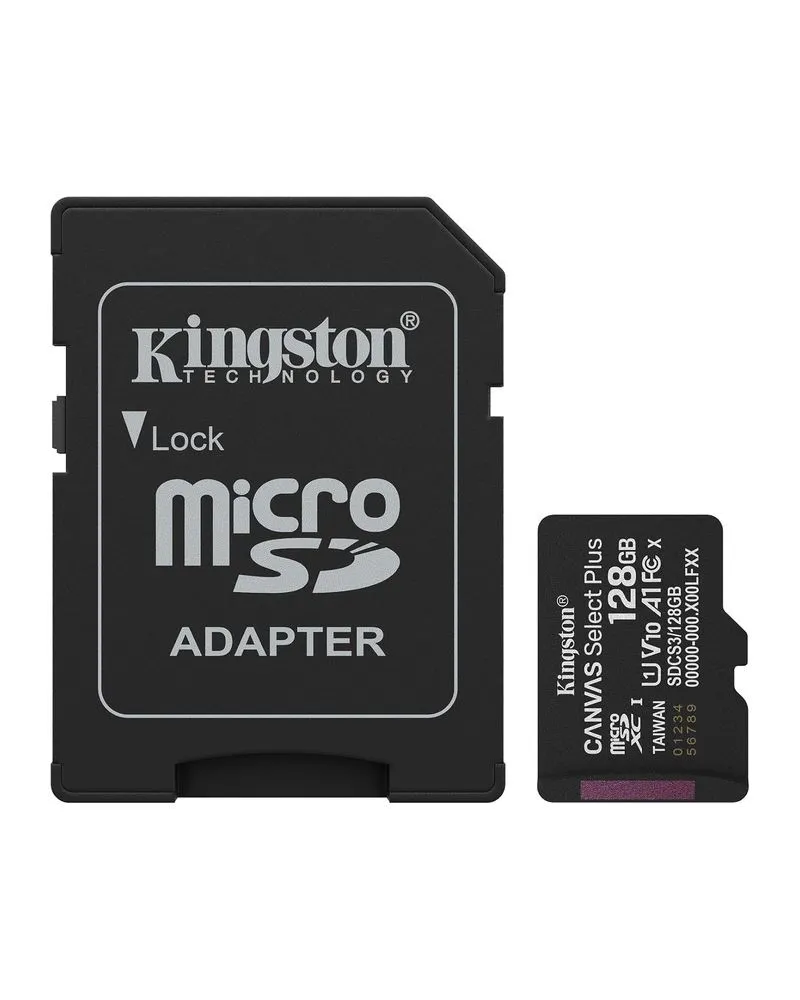 Kingston Memory Card Micro SDXC Canvas Select Plus G3 128GB 