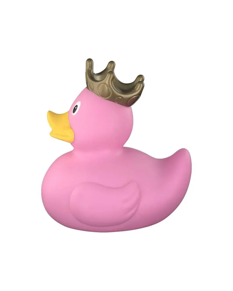 Lilalu Patkica - Pink Duck with Crown - Mini Rubber Duck 
