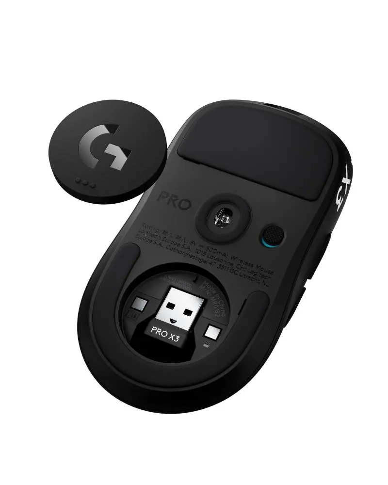 Miš Logitech G PRO X3 Superstrike Wireless - Midnight Black 