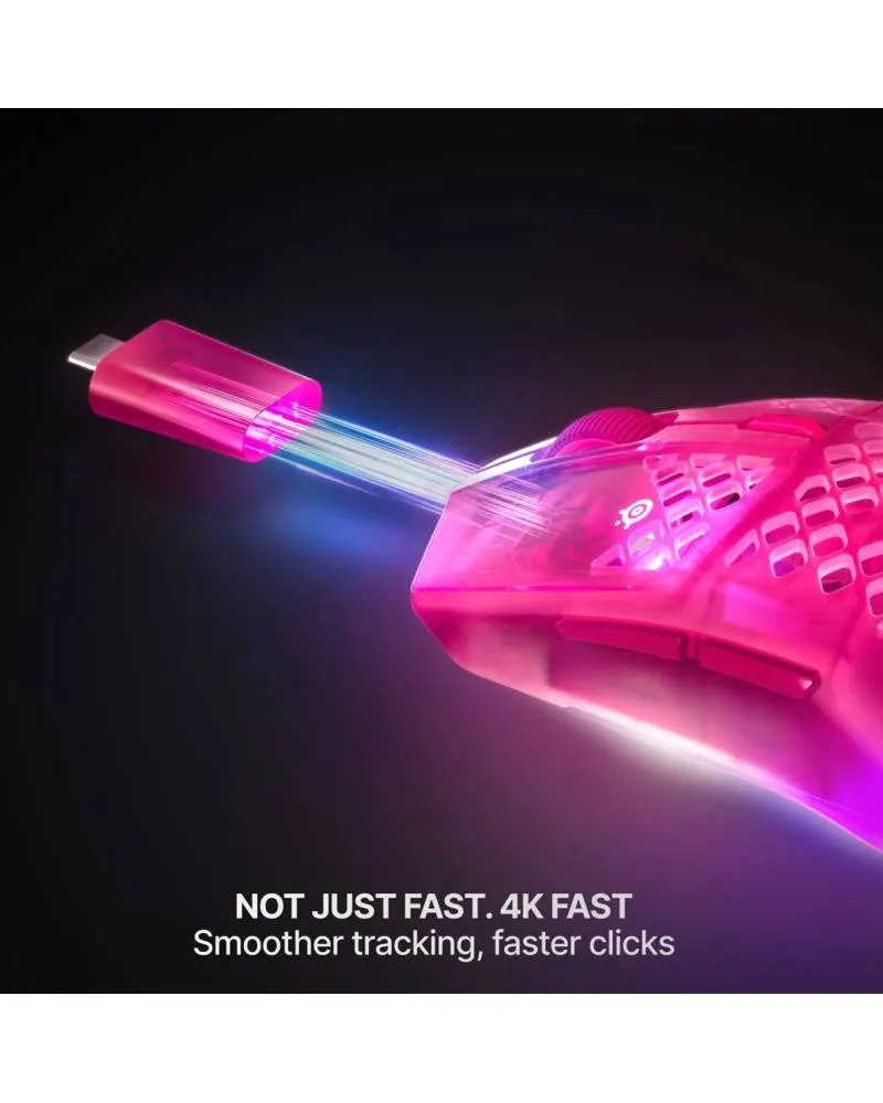 Miš SteelSeries AEROX 3 v2 Wireless - Magenta Haze 