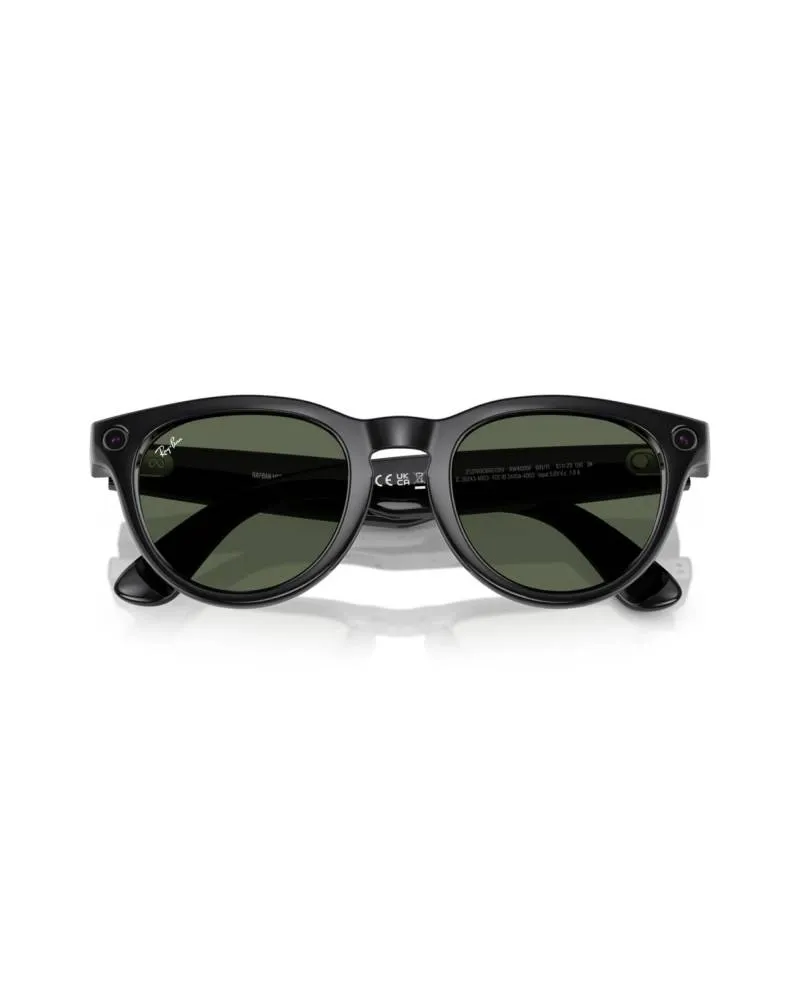 Naočare Ray Ban Meta Headliner - Low Bridge Fit - Plano G15 Green - Shiny 