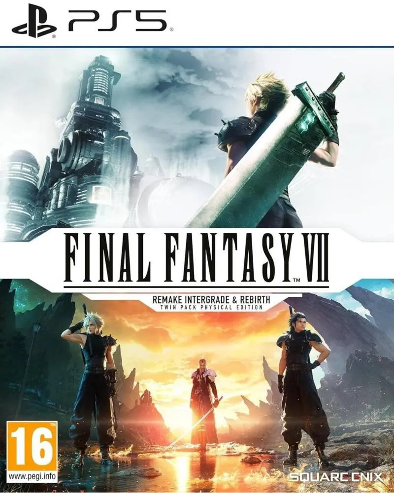 PS5 Final Fantasy VII Remake Intergrade & Final Fantasy VII Rebirth - Twin Pack 