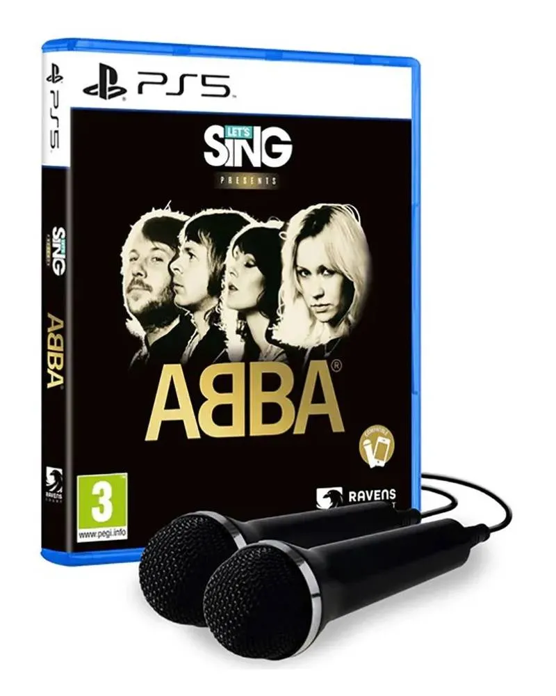 PS5 Let's Sing ABBA + 2 Mikrofona 