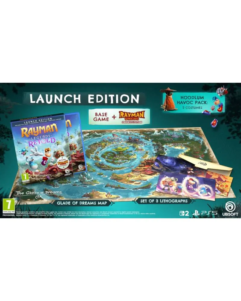 PS5 Rayman Legends Retold - Launch Edition 