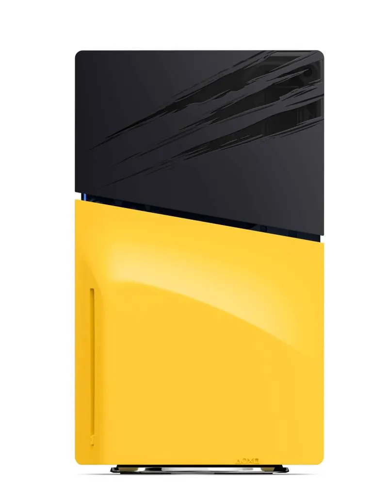 Maska za Playstation 5 Slim Konzolu - Marvel’s Wolverine Battle Yellow - Limited 