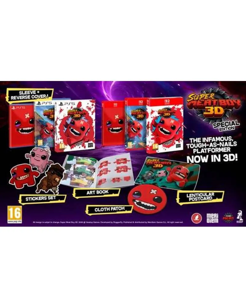 PS5 Super Meat Boy 3D - Special Edition 