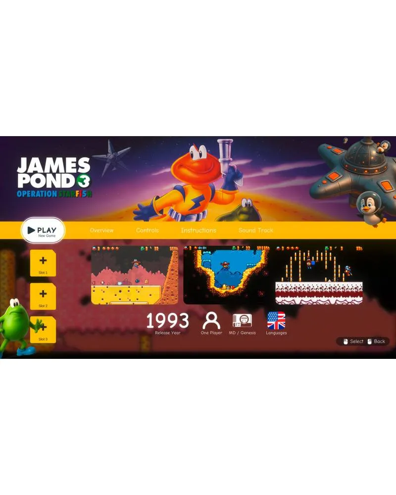PS5 The James Pond Legacy - The Pond is not Enough 