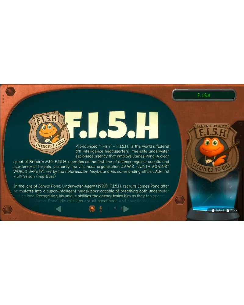 PS5 The James Pond Legacy - The Pond is not Enough 