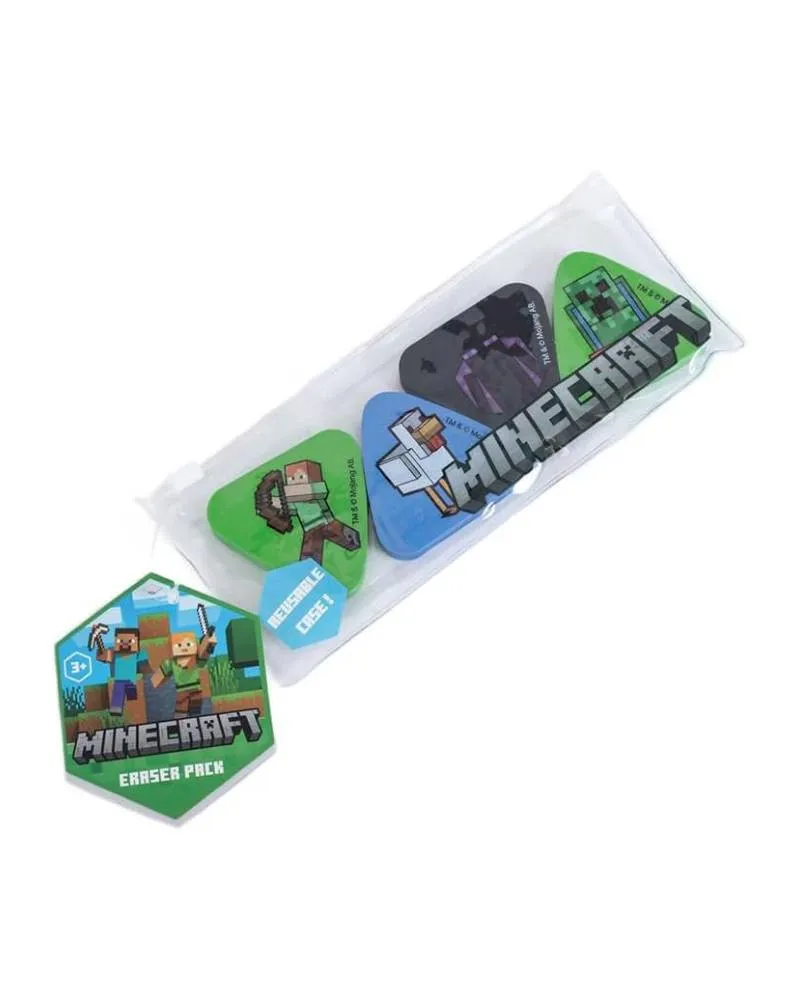Set Gumica Za Brisanje Minecraft - Characters Eraser 