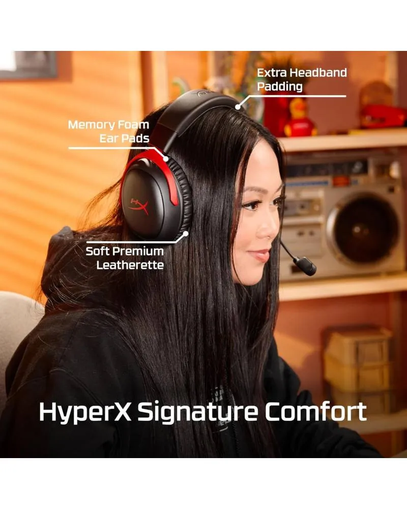 Slušalice HyperX Cloud 3 S  Wireless - Black 