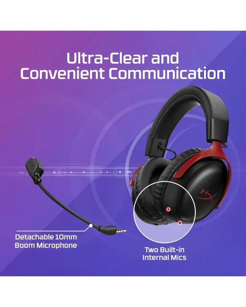 Slušalice HyperX Cloud 3 S  Wireless - Black 