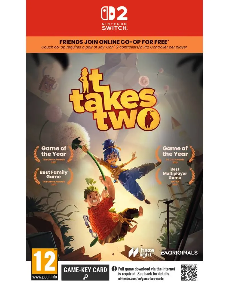 Switch 2 It Takes Two (Game Key Card) 