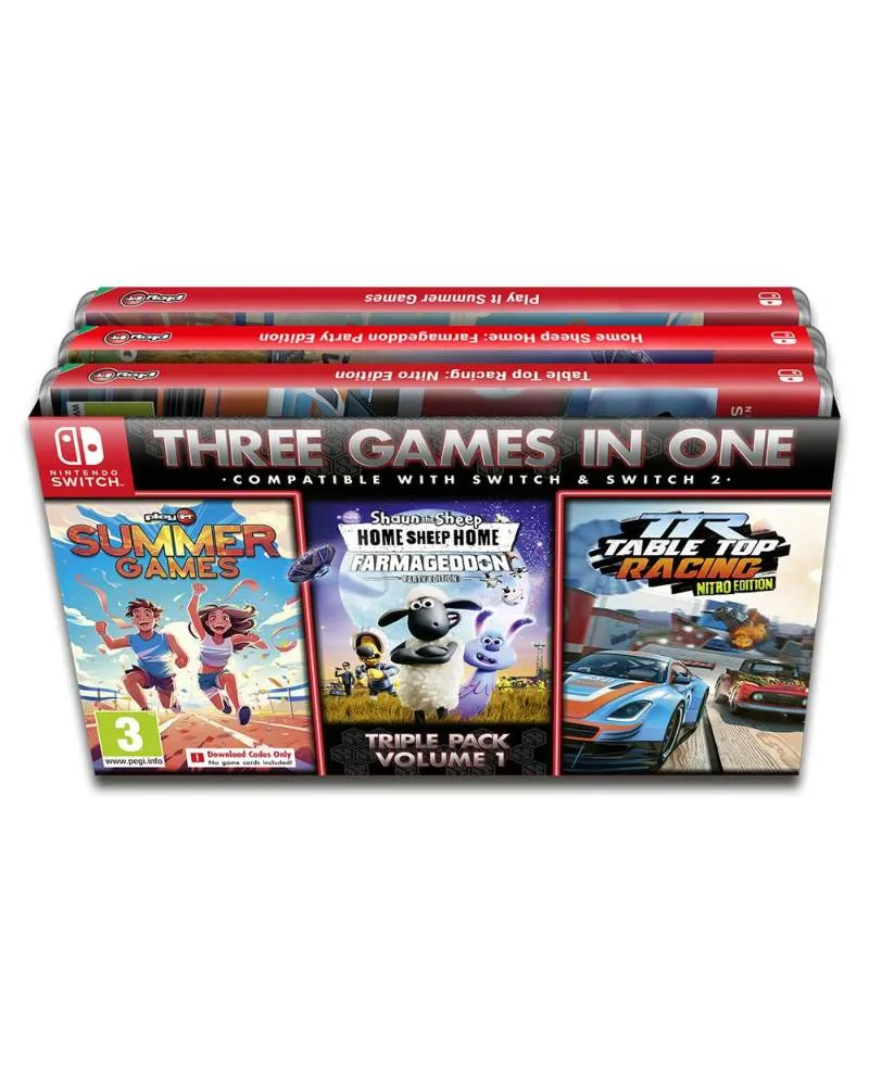 Switch Collection 3 Games - Summer Games - Sheephome - Table Top Racing - Pack 1 