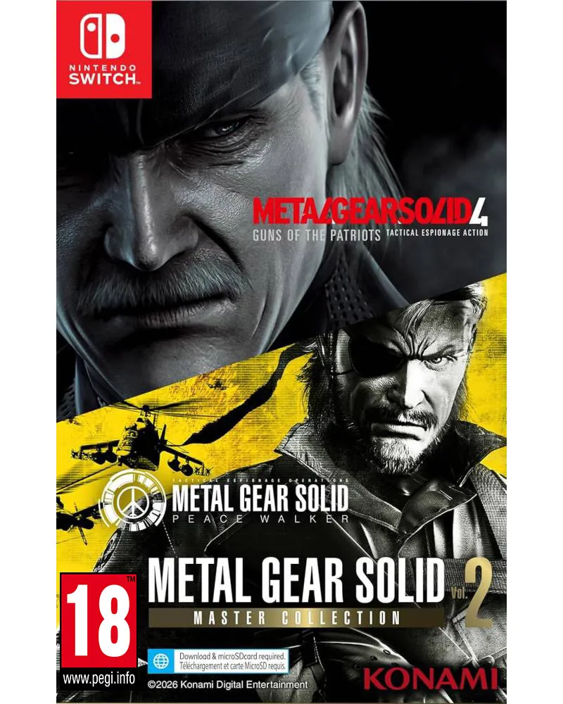 Switch Metal Gear Solid - Master Collection Vol. 2 