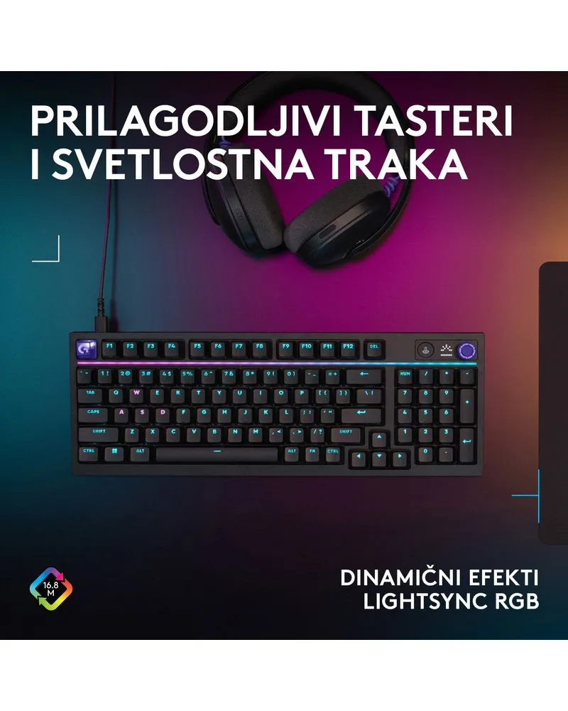 Tastatura Logitech G316 X 98 - Lilac 