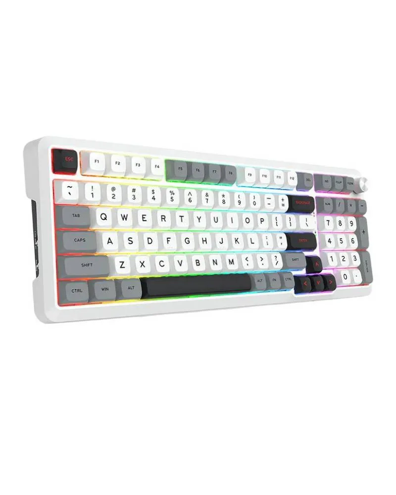 Tastatura Redragon Bragi Pro K688 Wired/2.4G/BT White 