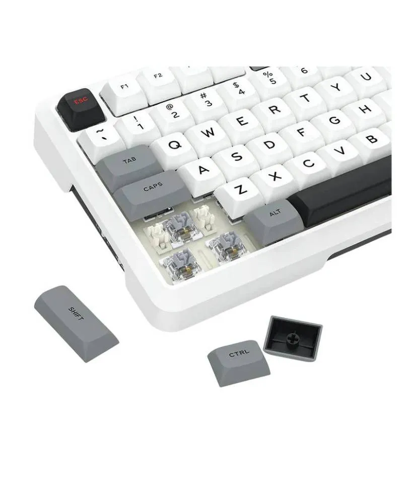 Tastatura Redragon Bragi Pro K688 Wired/2.4G/BT White 