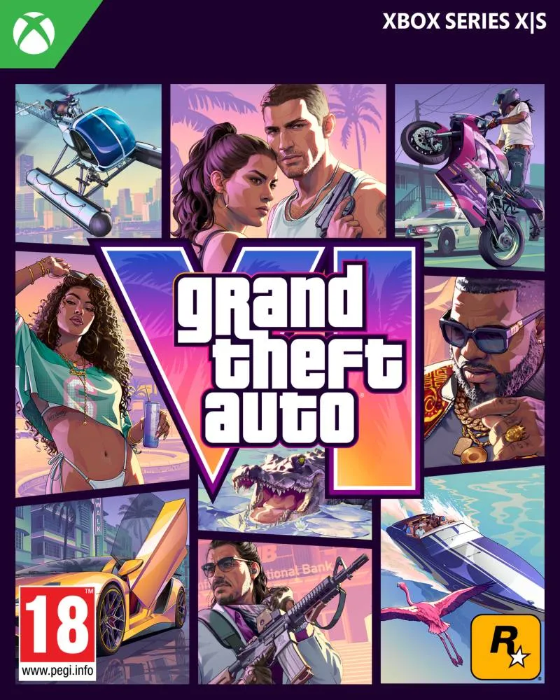 XBOX Series X GTA 6 - Grand Theft Auto VI - Code in a Box 