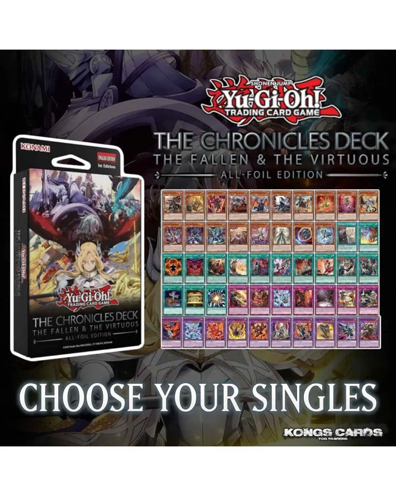 Društvena igra - Yu-Gi-Oh! - TCG The Chronicles Deck - The Fallen & The Virtuous 